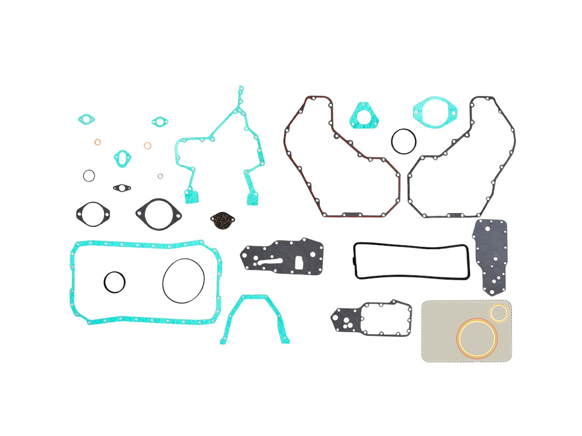 JUEGO DE JUNTAS INFERIOR - CUMMINS SERIE 4 B/BT - 3,9 (JUEGO INFERIOR) (3802375) (CON RETENES)