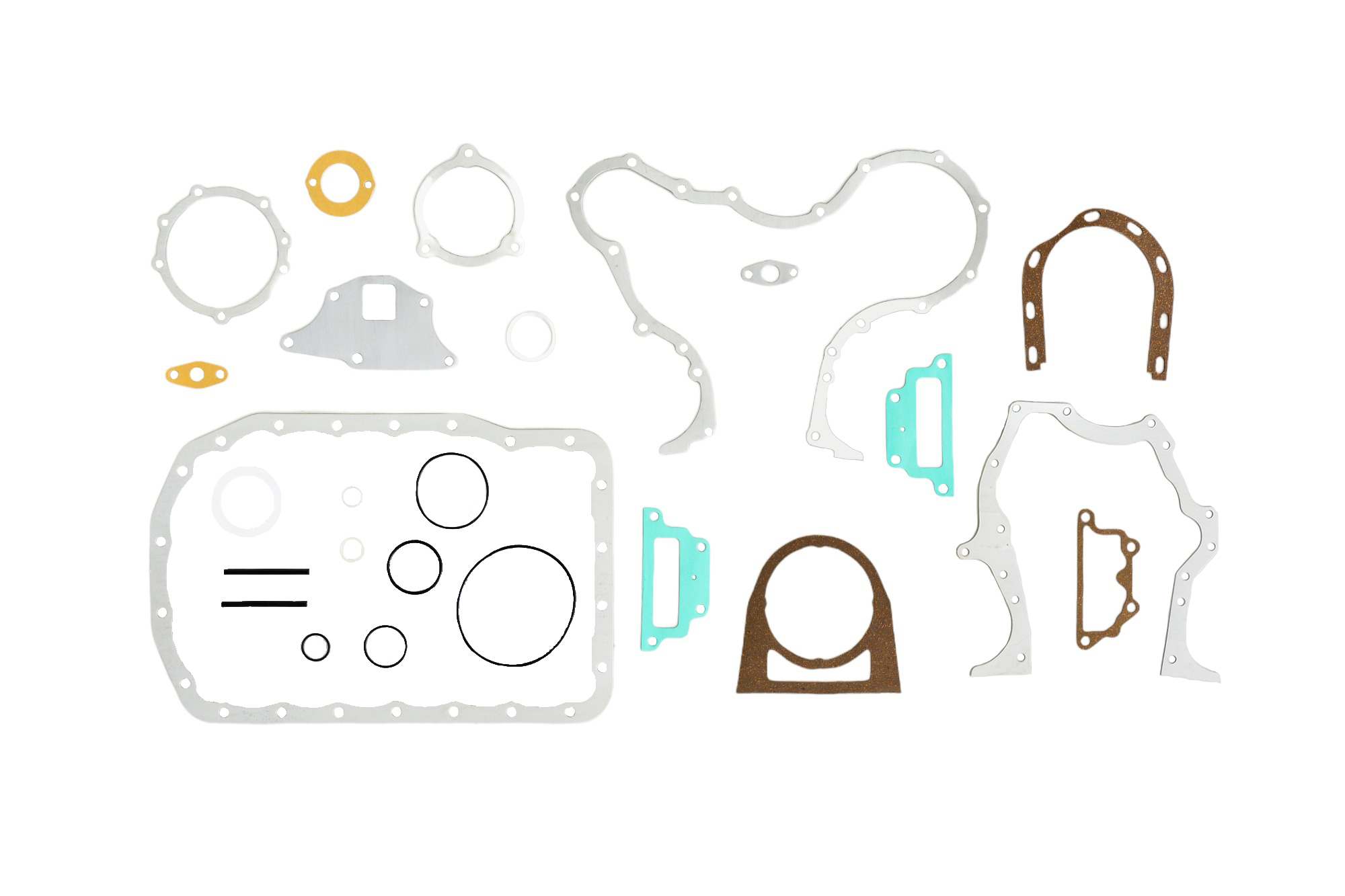 JUEGO DE JUNTAS INFERIOR - FORD NEW HOLLAND 2310 2600 2610 3600 3900 4100 - 2,6/2,9/3,0 - BSD326/329/330 (CF