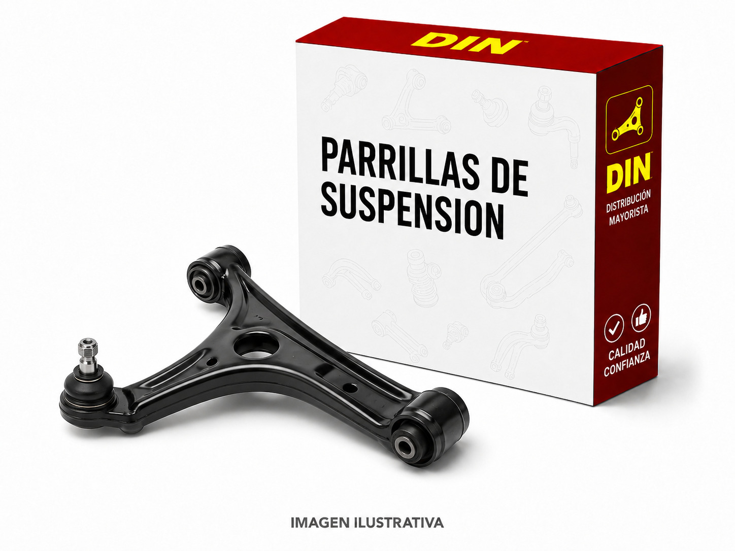PARRILLA SUSP. DEL. DER. TOYOTA CROSS (20-26) CON ROTULA